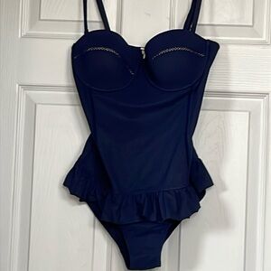 Tory Burch Navy Swimsuit Sz M